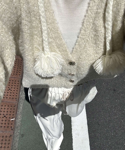 A. ROEGE HOVE　ショートカーディガン ラメ A. ROEGE HOVE ショートカーディガン ラメ