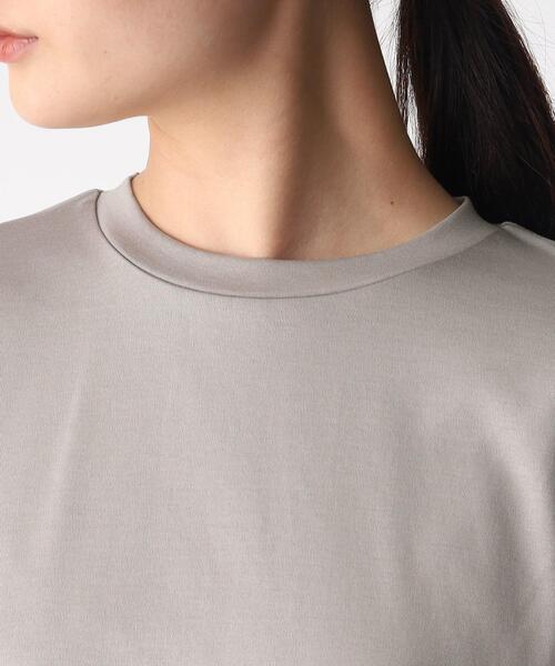 OPAQUE.CLIP（オペークドットクリップ）の「◆ロングスリーブTシャツ/コットン100％【洗濯機洗い可】（Tシャツ/カットソー・レディース・ブラック/グレー/ホワイト系・40/38）」の15枚目の写真