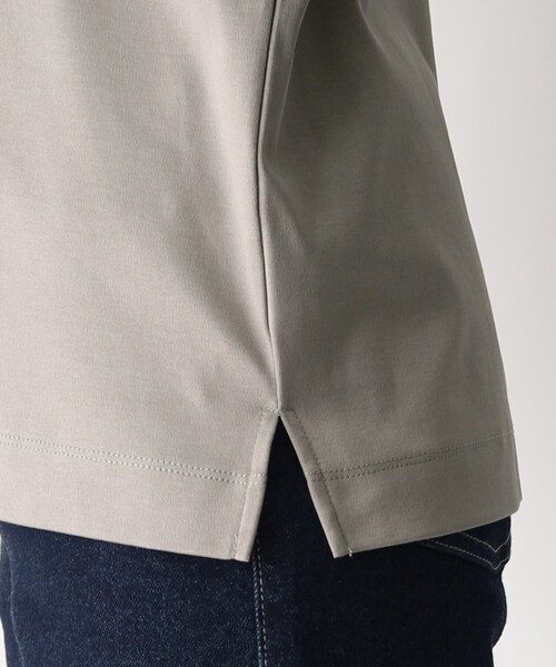 OPAQUE.CLIP（オペークドットクリップ）の「◆ロングスリーブTシャツ/コットン100％【洗濯機洗い可】（Tシャツ/カットソー・レディース・ブラック/グレー/ホワイト系・40/38）」の17枚目の写真