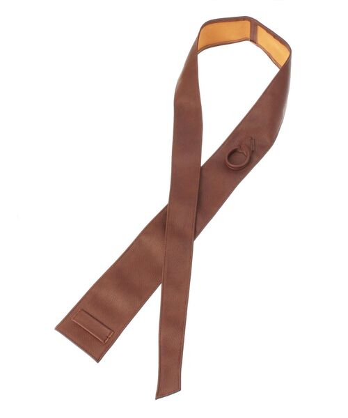 RESEXXY（リゼクシー）の「タイデザインサッシュベルト（ベルト・レディース・ブラウン/ベージュ・FREE）」の7枚目の写真