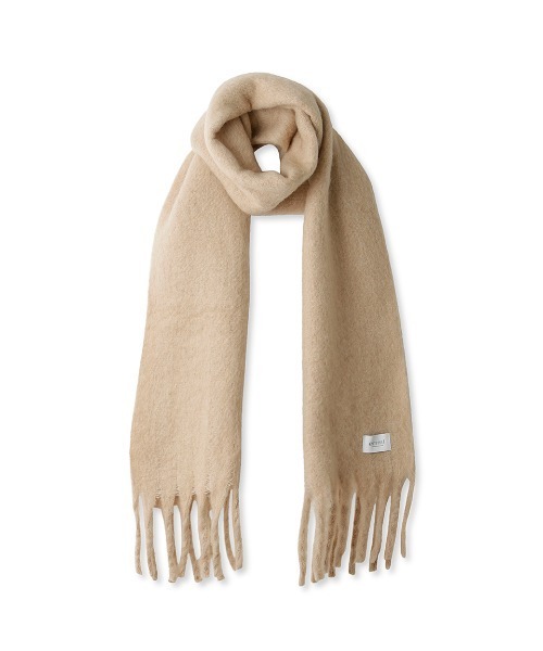 emmi（エミ）の「【emmi atelier】ブークレボリュームストール（マフラー・レディース・ブルー/ベージュ・FREE）」の6枚目の写真