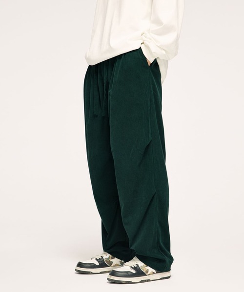 CORPUS TOKYO（コーパス トーキョー）の「ワイドパラトルーパーコーデュロイパンツ（その他パンツ・メンズ・スモークピンク/オフホワイト/ダークグリーン・1/2/3/4）」の19枚目の写真