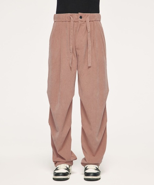 CORPUS TOKYO（コーパス トーキョー）の「ワイドパラトルーパーコーデュロイパンツ（その他パンツ・メンズ・スモークピンク/オフホワイト/ダークグリーン・1/2/3/4）」の10枚目の写真