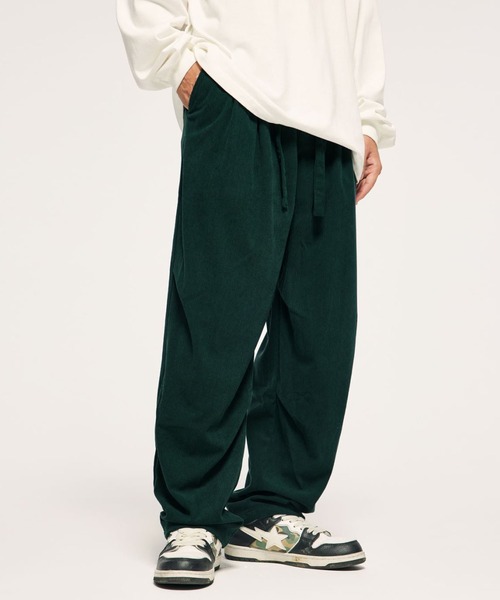 CORPUS TOKYO（コーパス トーキョー）の「ワイドパラトルーパーコーデュロイパンツ（その他パンツ・メンズ・スモークピンク/オフホワイト/ダークグリーン・1/2/3/4）」の18枚目の写真