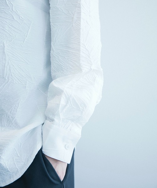 aimoha(アイモハ)の「aimoha menシワ加工ゆったりめシャツ(シャツ/ブラウス・メンズ・ブラック/ホワイト・X-LARGE/LARGE/XXX-LARGE/XX-LARGE/MEDIUM)」の15枚目の写真