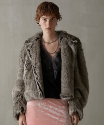 PRANK PROJECT | 【23WINTER PRE ORDER】フェイクファーショートジャケット / Faux Fur Short Jacket(その他アウター)