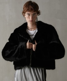 PRANK PROJECT | 【23WINTER PRE ORDER】フェイクファーショートジャケット / Faux Fur Short Jacket(その他アウター)