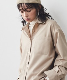 CHIC STYLE | 大きいサイズ T/Rシャツチュニック シックスタイル(シャツ/ブラウス)