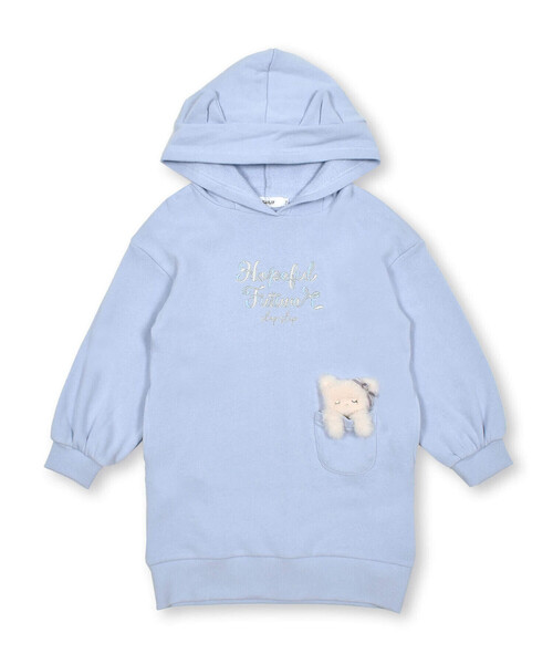 SLAP SLIP（スラップスリップ）の「アニマル耳フード付きワンピース(80~130cm)（ワンピース・キッズ・パープル/ブルー・80ｃｍ/90cm/100cm/120cm/110cm/130cm）」の10枚目の写真