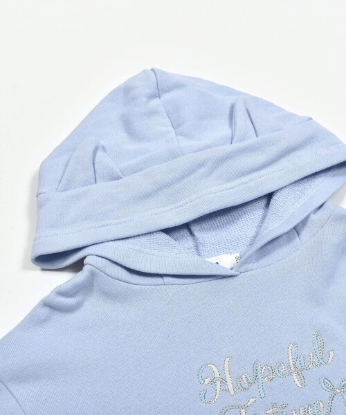 SLAP SLIP（スラップスリップ）の「アニマル耳フード付きワンピース(80~130cm)（ワンピース・キッズ・パープル/ブルー・80ｃｍ/90cm/100cm/120cm/110cm/130cm）」の12枚目の写真