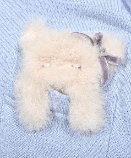 SLAP SLIP（スラップスリップ）の「アニマル耳フード付きワンピース(80~130cm)（ワンピース・キッズ・パープル/ブルー・80ｃｍ/90cm/100cm/120cm/110cm/130cm）」の14枚目の写真