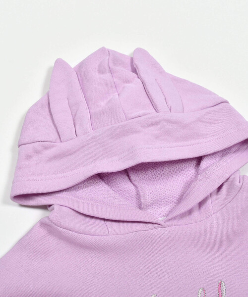 SLAP SLIP（スラップスリップ）の「アニマル耳フード付きワンピース(80~130cm)（ワンピース・キッズ・パープル/ブルー・80ｃｍ/90cm/100cm/120cm/110cm/130cm）」の20枚目の写真