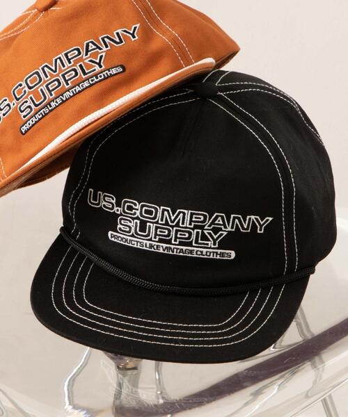 WEGO（ウィゴー）の「WEGO/配色ステッチ5パネルキャップ（キャップ・メンズ・ブラック/ライトブラウン・FREE）」の8枚目の写真