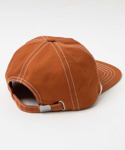 WEGO（ウィゴー）の「WEGO/配色ステッチ5パネルキャップ（キャップ・メンズ・ブラック/ライトブラウン・FREE）」の16枚目の写真