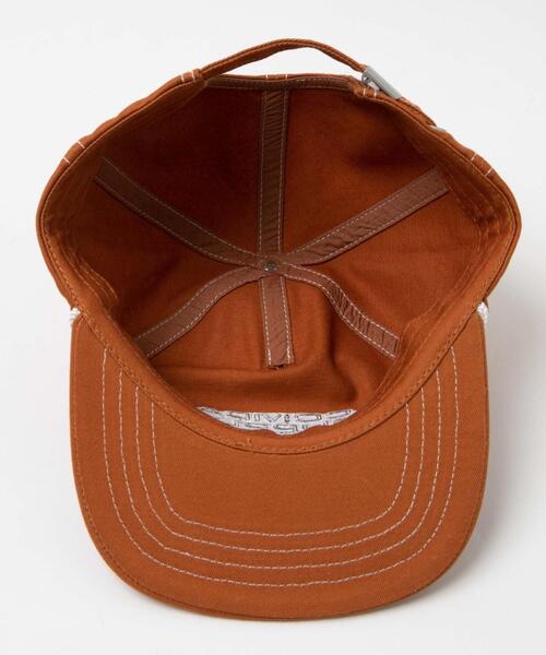 WEGO（ウィゴー）の「WEGO/配色ステッチ5パネルキャップ（キャップ・メンズ・ブラック/ライトブラウン・FREE）」の17枚目の写真