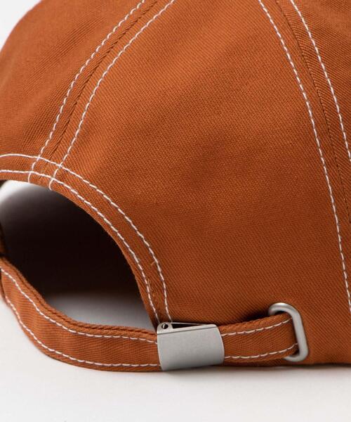 WEGO（ウィゴー）の「WEGO/配色ステッチ5パネルキャップ（キャップ・メンズ・ブラック/ライトブラウン・FREE）」の18枚目の写真