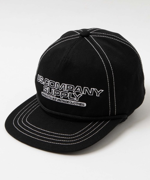 WEGO（ウィゴー）の「WEGO/配色ステッチ5パネルキャップ（キャップ・メンズ・ブラック/ライトブラウン・FREE）」の20枚目の写真