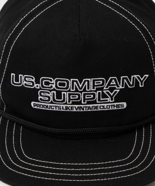 WEGO（ウィゴー）の「WEGO/配色ステッチ5パネルキャップ（キャップ・メンズ・ブラック/ライトブラウン・FREE）」の21枚目の写真