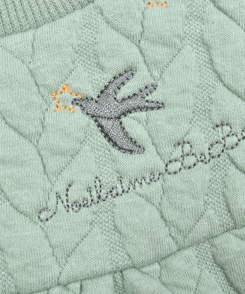 Noeil aime BeBe(ノイユエイムベベ)の「ケーブルジャガード肩フリルAライントレーナー(80~130cm)(スウェット・キッズ・グリーン/ピンク・130cm/90cm/100cm/110cm/120cm/80cm)」の21枚目の写真