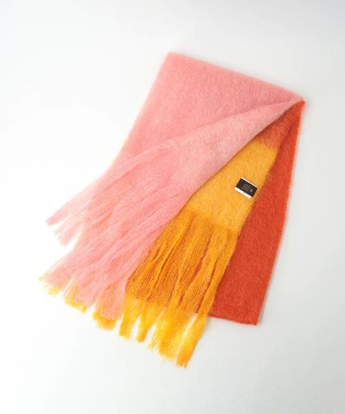 ＜MANTAS EZCARAY＞Color Block マフラー MANTAS EZCARAY＞COLOR BLOCK マフラー
