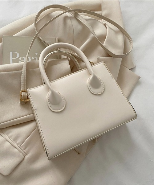 NANEA（ナネア）の「２WAYショルダーバッグ　ハンドバッグ（ショルダーバッグ・レディース・ブルー/ブラウン/グリーン/ブラック/ホワイト・フリー）」の2枚目の写真