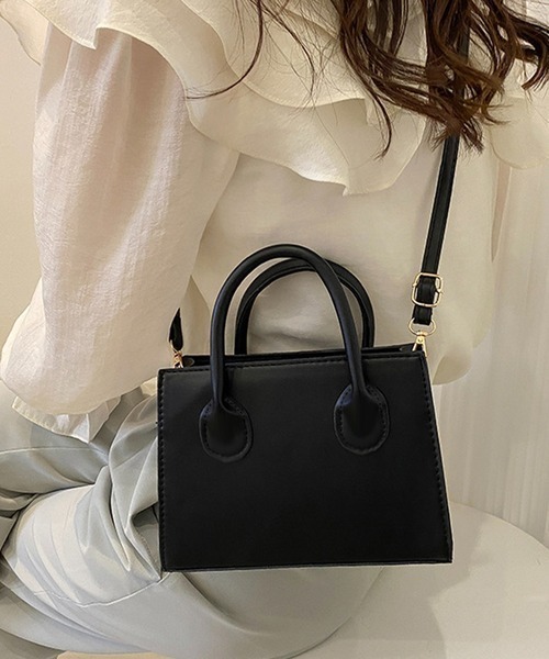 NANEA（ナネア）の「２WAYショルダーバッグ　ハンドバッグ（ショルダーバッグ・レディース・ブルー/ブラウン/グリーン/ブラック/ホワイト・フリー）」の3枚目の写真