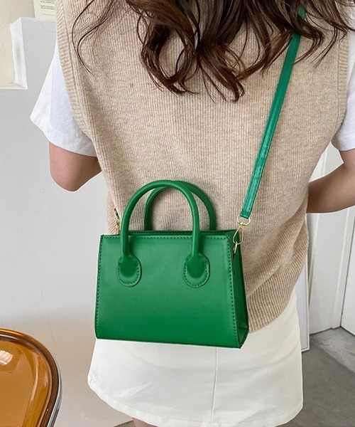 NANEA（ナネア）の「２WAYショルダーバッグ　ハンドバッグ（ショルダーバッグ・レディース・ブルー/ブラウン/グリーン/ブラック/ホワイト・フリー）」の8枚目の写真