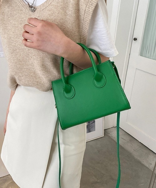 NANEA（ナネア）の「２WAYショルダーバッグ　ハンドバッグ（ショルダーバッグ・レディース・ブルー/ブラウン/グリーン/ブラック/ホワイト・フリー）」の7枚目の写真