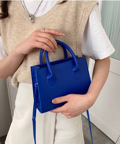 NANEA（ナネア）の「２WAYショルダーバッグ　ハンドバッグ（ショルダーバッグ・レディース・ブルー/ブラウン/グリーン/ブラック/ホワイト・フリー）」の15枚目の写真