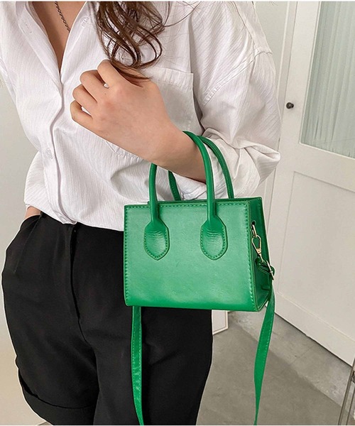 NANEA（ナネア）の「２WAYショルダーバッグ　ハンドバッグ（ショルダーバッグ・レディース・ブルー/ブラウン/グリーン/ブラック/ホワイト・フリー）」の9枚目の写真