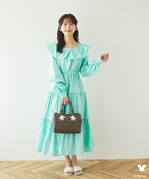 ミッキー/キルティングミニボストンバッグ（ハンドバッグ）｜Disney