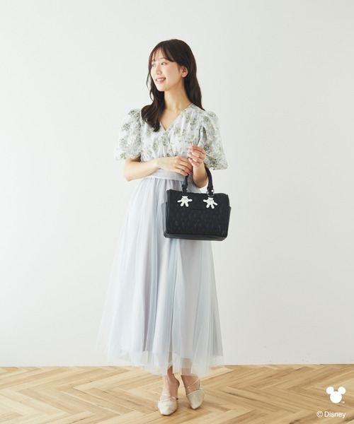 ミッキー/キルティングミニボストンバッグ（ハンドバッグ）｜Disney