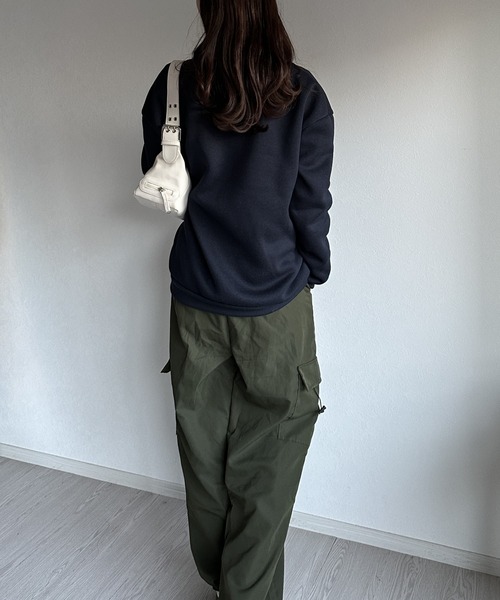 CYNICAL 袖リブドルマン 裏起毛 ロゴトレーナー イシカワラボ