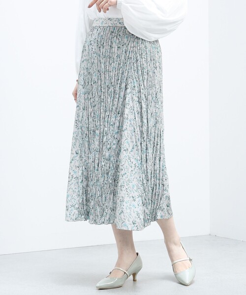 BEAMS HEART（ビームスハート）の「BEAMS HEART / マチ付 フレアスカート（スカート・レディース・ブラウン系その他/ブラック/ネイビー・MEDIUM/SMALL）」の13枚目の写真