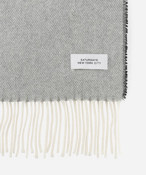 セール】Striped Fringe Muffler（マフラー）｜Saturdays NYC