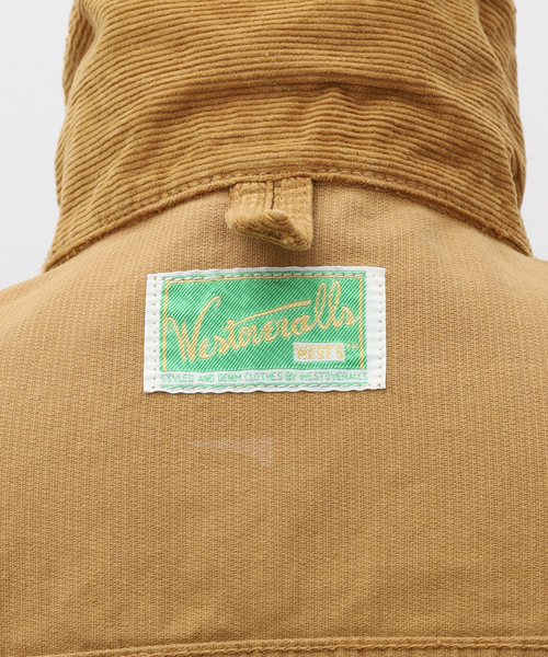 WESTOVERALLS（ウエストオーバーオールズ）の「【WESTOVERALLS / ウェストオーバーオールズ】811B CUBE CORD TJK（ブルゾン・メンズ・ブラウン・LARGE）」の16枚目の写真
