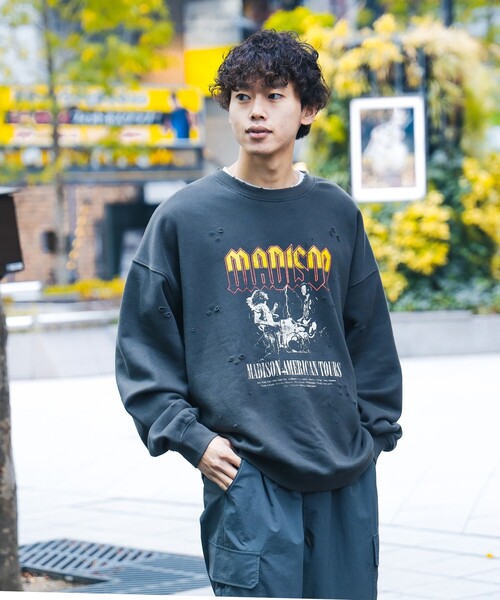 BEAMS HEART(ビームスハート)の「バンド グラフィック スウェット(スウェット・メンズ・ブラック系その他4/チャコールグレー・LARGE/MEDIUM/SMALL)」の11枚目の写真