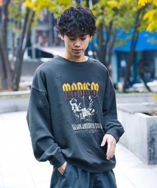 BEAMS HEART(ビームスハート)の「バンド グラフィック スウェット(スウェット・メンズ・ブラック系その他4/チャコールグレー・LARGE/MEDIUM/SMALL)」の14枚目の写真