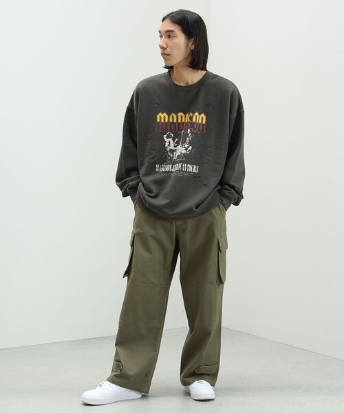 BEAMS HEART(ビームスハート)の「バンド グラフィック スウェット(スウェット・メンズ・ブラック系その他4/チャコールグレー・LARGE/MEDIUM/SMALL)」の16枚目の写真
