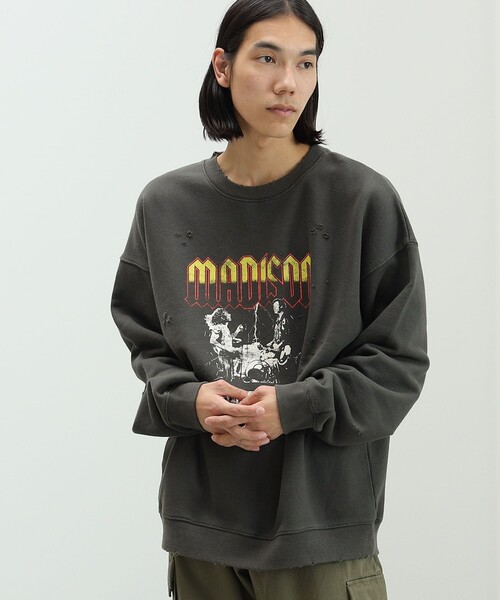 BEAMS HEART(ビームスハート)の「バンド グラフィック スウェット(スウェット・メンズ・ブラック系その他4/チャコールグレー・LARGE/MEDIUM/SMALL)」の17枚目の写真