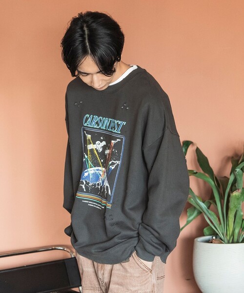 BEAMS HEART(ビームスハート)の「バンド グラフィック スウェット(スウェット・メンズ・ブラック系その他4/チャコールグレー・LARGE/MEDIUM/SMALL)」の22枚目の写真