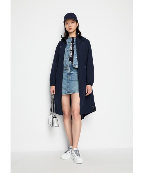 CHICO❁アルマーニジーンズ レディースロングコート ネイビー ARMANI EXCHANGE（アルマーニエクスチェンジ）の「【A|X アルマーニ