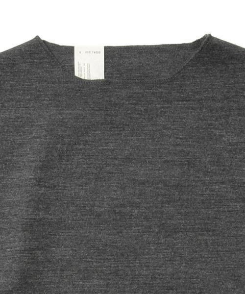 N.HOOLYWOOD（N.ハリウッド）の「●N.HOOLYWOOD / WOOL LS TEE（Tシャツ/カットソー・メンズ・オフホワイト/チャコールグレー・38/36）」の9枚目の写真