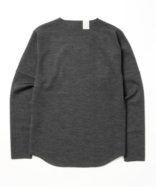 N.HOOLYWOOD（N.ハリウッド）の「●N.HOOLYWOOD / WOOL LS TEE（Tシャツ/カットソー・メンズ・オフホワイト/チャコールグレー・38/36）」の12枚目の写真