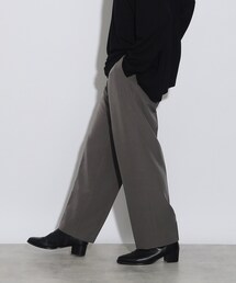 tk.TAKEO KIKUCHI | 360度ストレッチワイドストレートパンツ(スラックス)