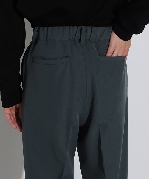 tk.TAKEO KIKUCHI（ティーケータケオキクチ）の「◆360度ストレッチワイドストレートパンツ（スラックス・メンズ・ダークグリーン/ブラック/グレー/ブルー・03/01/04/02）」の10枚目の写真