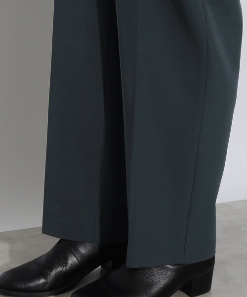 tk.TAKEO KIKUCHI（ティーケータケオキクチ）の「◆360度ストレッチワイドストレートパンツ（スラックス・メンズ・ダークグリーン/ブラック/グレー/ブルー・03/01/04/02）」の12枚目の写真