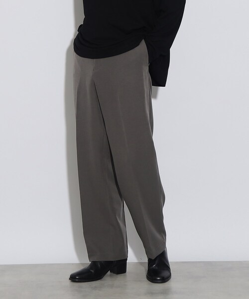 tk.TAKEO KIKUCHI（ティーケータケオキクチ）の「◆360度ストレッチワイドストレートパンツ（スラックス・メンズ・ダークグリーン/ブラック/グレー/ブルー・03/01/04/02）」の14枚目の写真