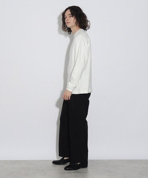 tk.TAKEO KIKUCHI（ティーケータケオキクチ）の「◆360度ストレッチワイドストレートパンツ（スラックス・メンズ・ダークグリーン/ブラック/グレー/ブルー・03/01/04/02）」の20枚目の写真