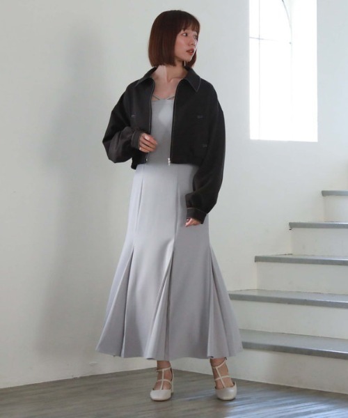 archives（アルシーヴ）の「Ｗｚｉｐショートブルゾン（ブルゾン・レディース・モカ/ブラック/アイボリー・MEDIUM）」の14枚目の写真